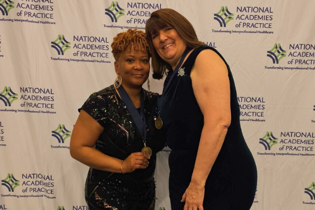 Yolanda Nelson and Tracy Perron